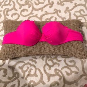 Victoria’s Secret hot pink bikini top